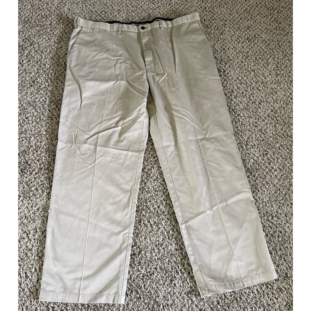 Haggar Men's Tan Dress Pants Size 44x32‎